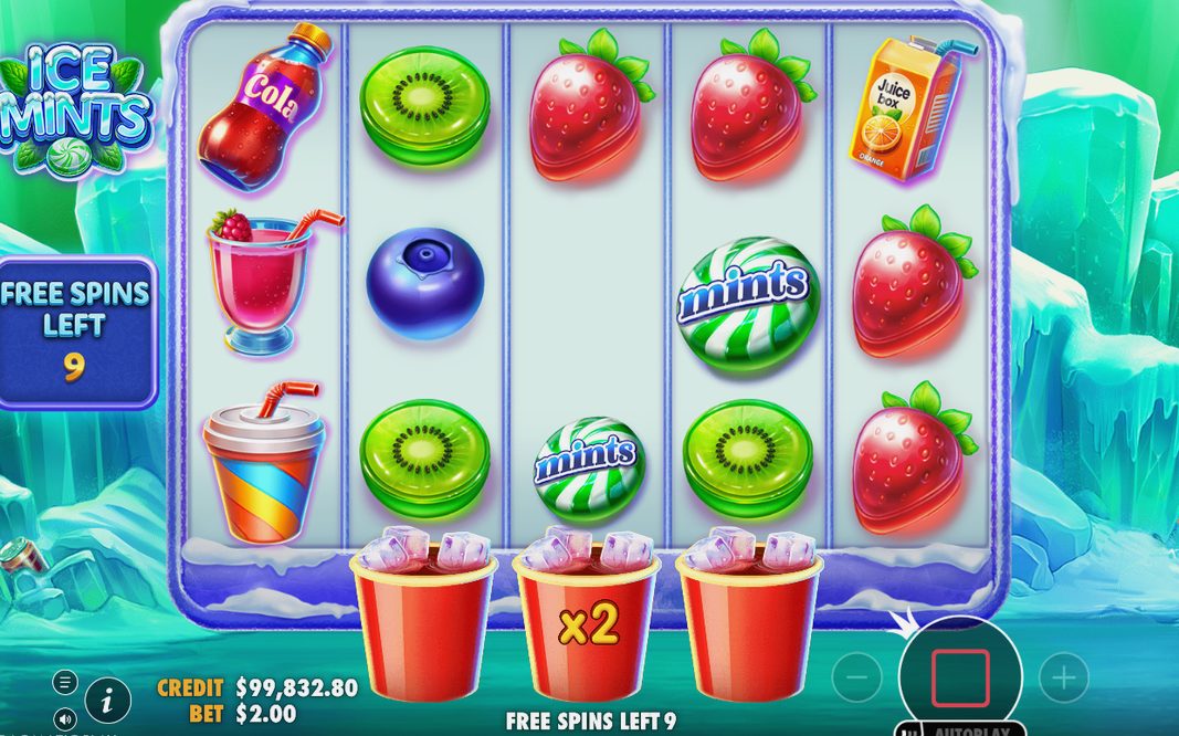 Free Spins-läget där multiplikatorerna i kopparna byggs upp