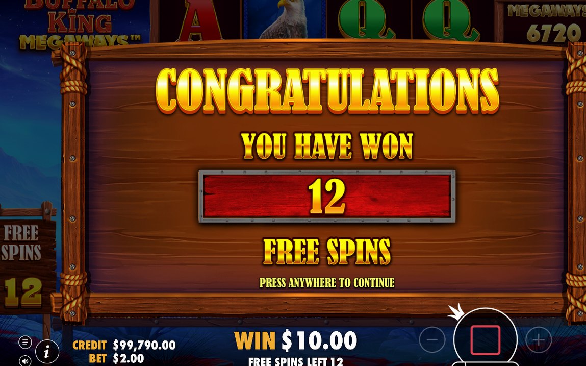 Free Spins med nattlig stjärnhimmel som bakgrund